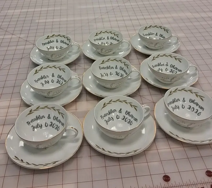 Custom Designed Tea Cups